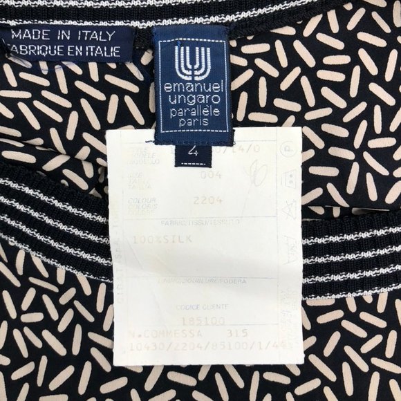 Vintage Emanuel Ungaro Silk Blouse NWT - Picture 5 of 7